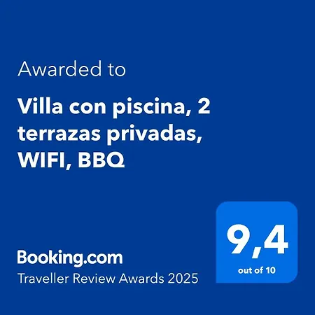 Con Piscina, 2 Terrazas Privadas, Wifi, Bbq Дом отдыха Дения
